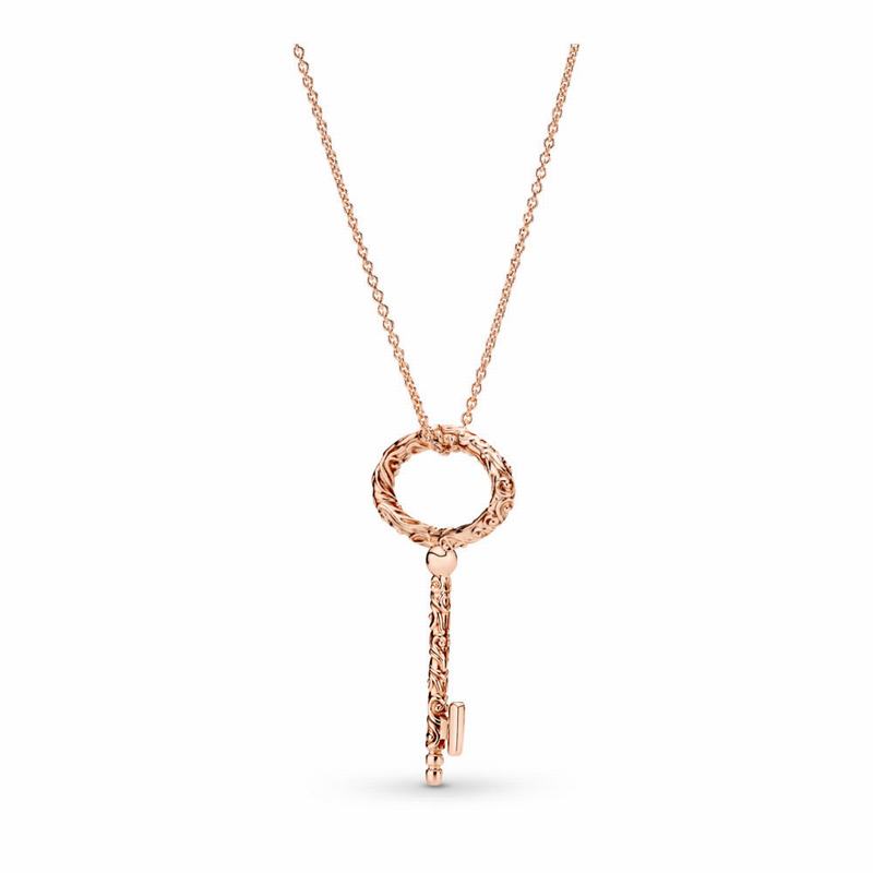 Pandora Rose™ Regal Key Necklace - Pandora Rose - Canada | YE1081WH